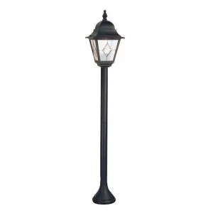 Elstead Norfolk Black Outdoor Bollard Light