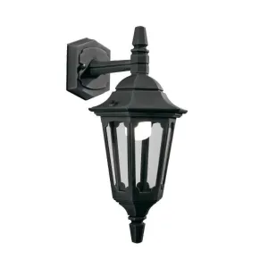 Elstead Parish Black Outdoor Mini Downlighter Wall Light