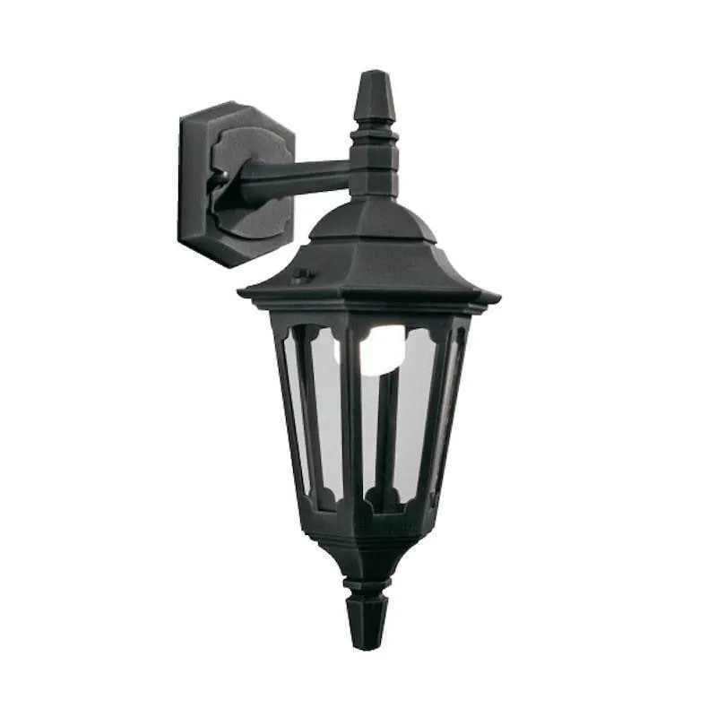 Elstead Parish Black Outdoor Mini Downlighter Wall Light