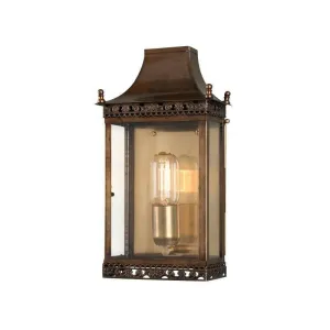 Elstead Regents Park Aged Brass Outdoor Wall Light