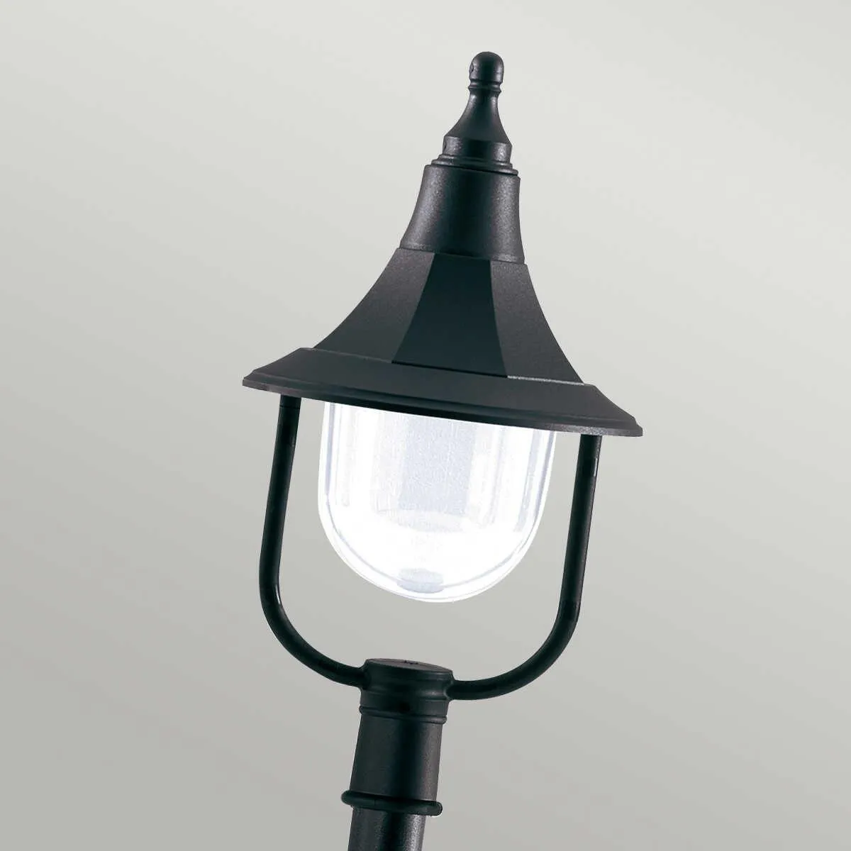 Elstead Shannon Black Outdoor Bollard Light