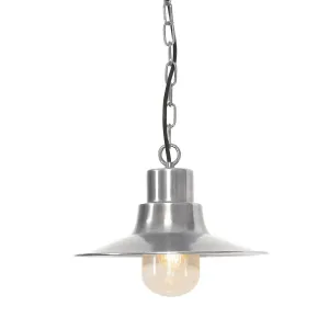 Elstead Sheldon Antique Nickel Outdoor Pendant Light
