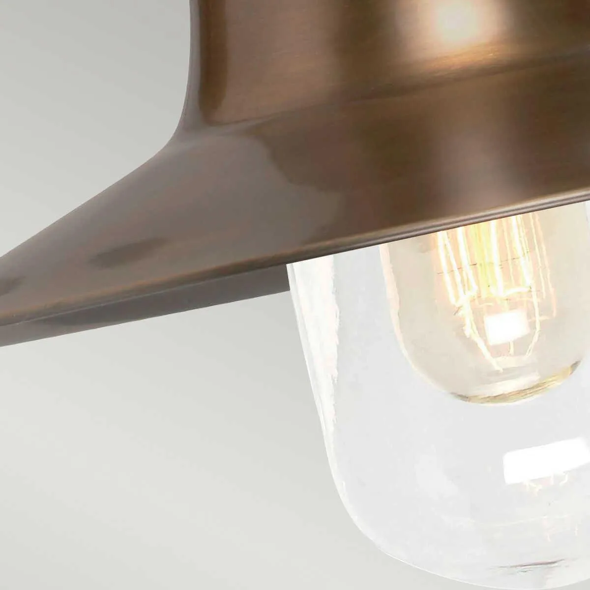 Elstead Sheldon Brass Outdoor Wall Light