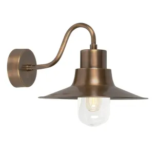 Elstead Sheldon Brass Outdoor Wall Light