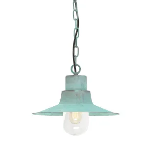 Elstead Sheldon Verdigris Outdoor Pendant Light