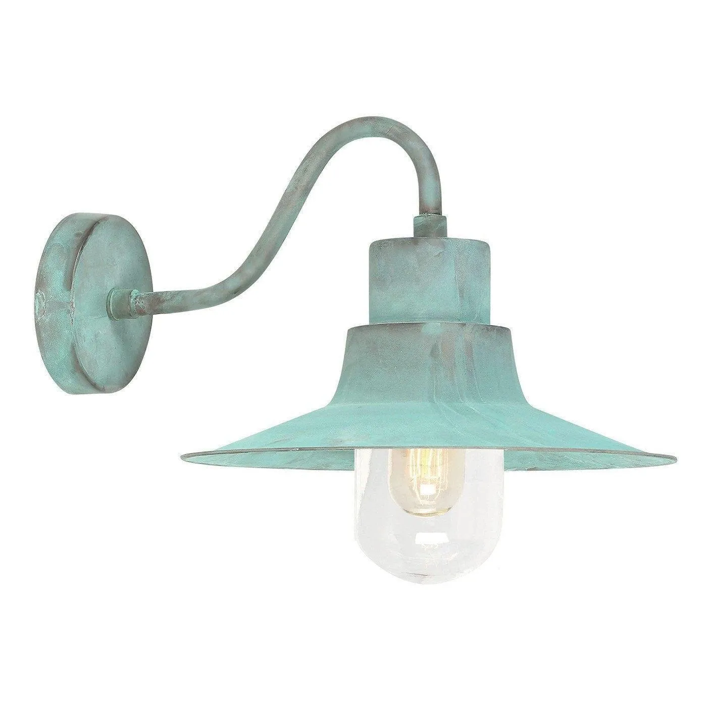 Elstead Sheldon Verdigris Outdoor Wall Light