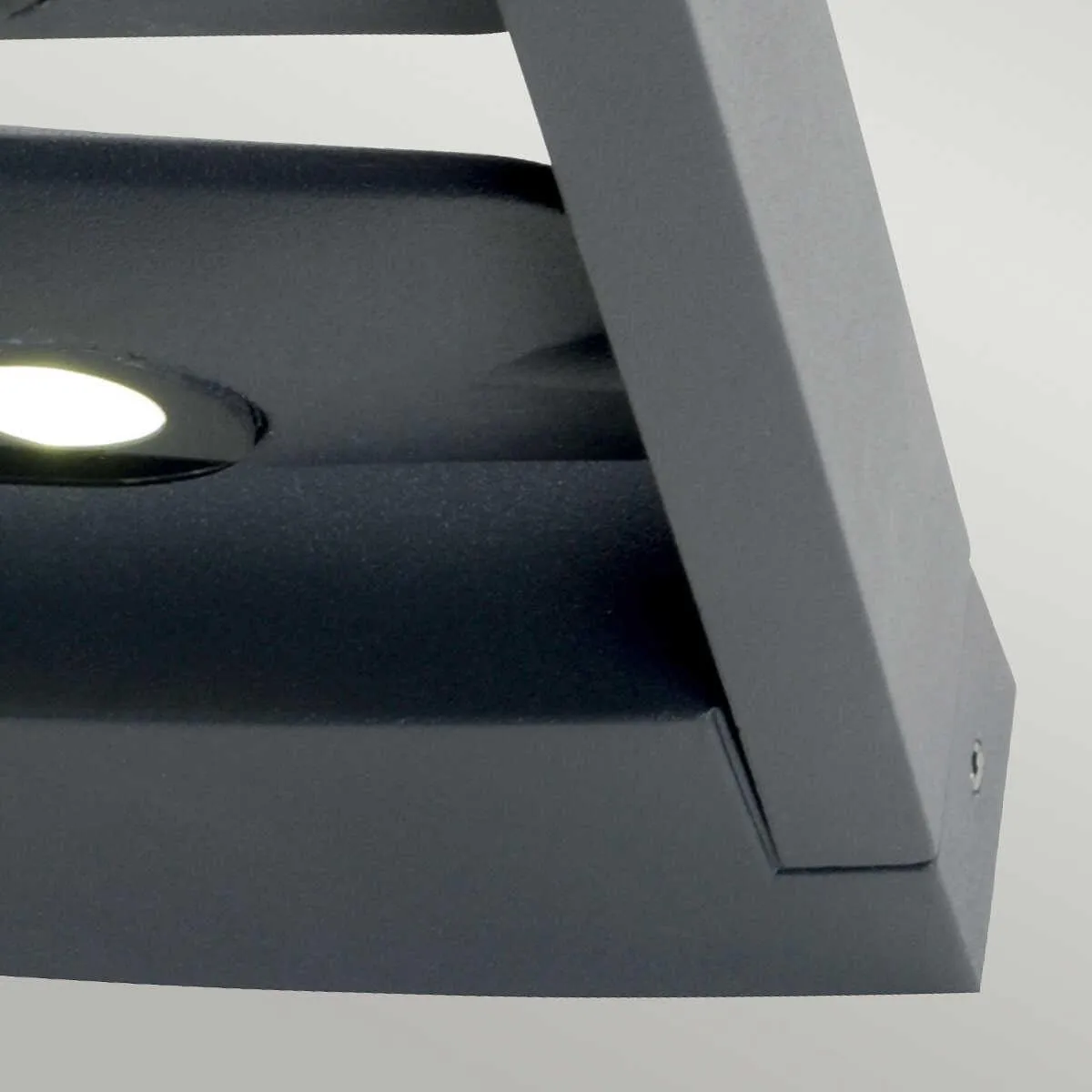 Elstead Sigmund Graphite Double Outdoor Wall Light