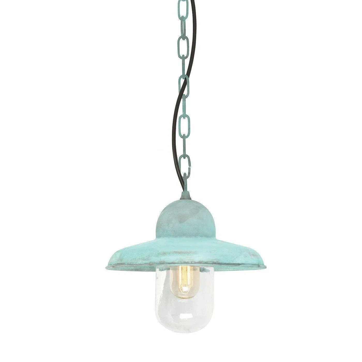 Elstead Somerton Verdigris Outdoor Pendant Light