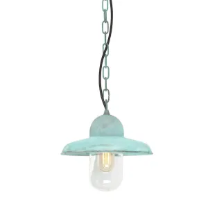 Elstead Somerton Verdigris Outdoor Pendant Light