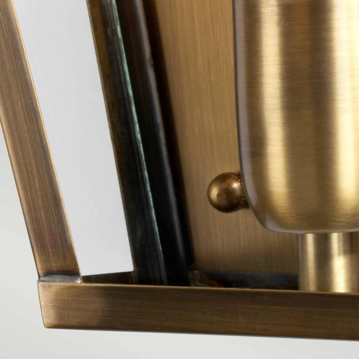 Elstead St James Aged Brass Outdoor Wall Light