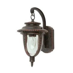 Elstead St Louis Weathered Bronze Medium Outdoor Wall Light