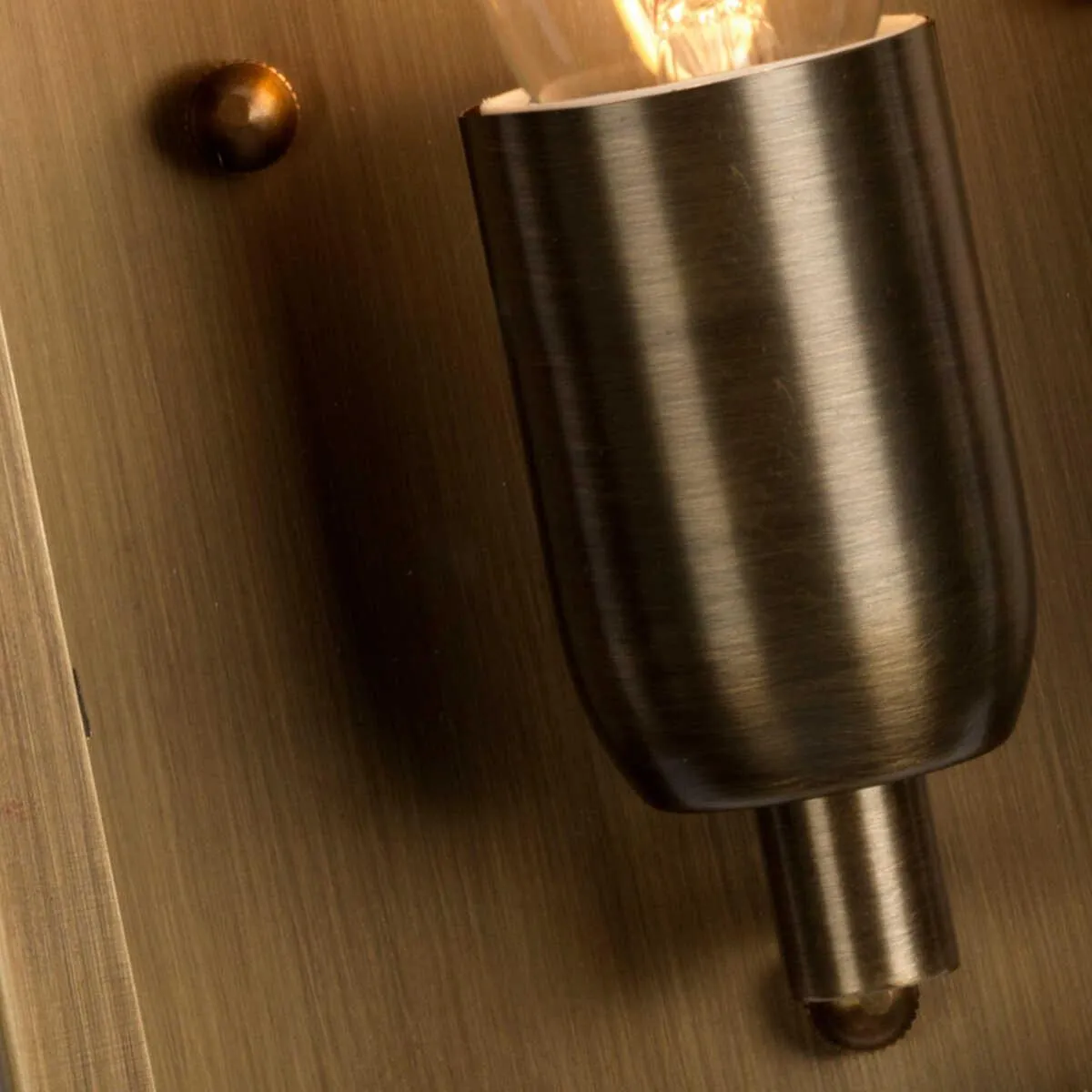 Elstead St Martins Aged Brass Outdoor Wall Light