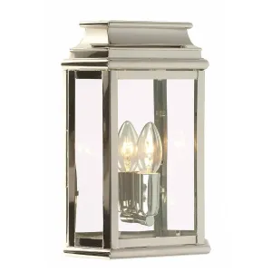 Elstead St Martins Polished Nickel Outdoor Wall Light