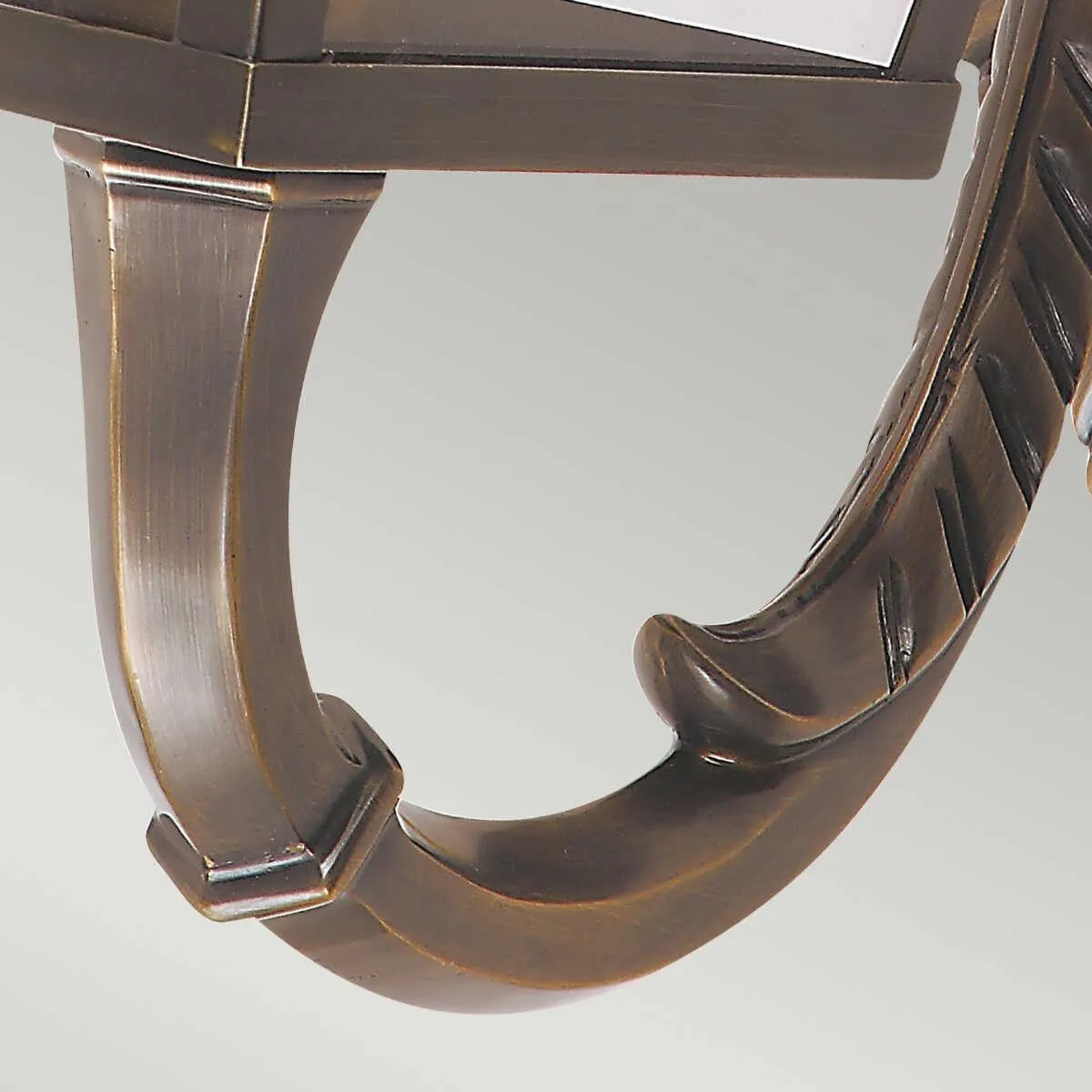 Elstead St Pauls Aged Brass Outdoor Wall Light