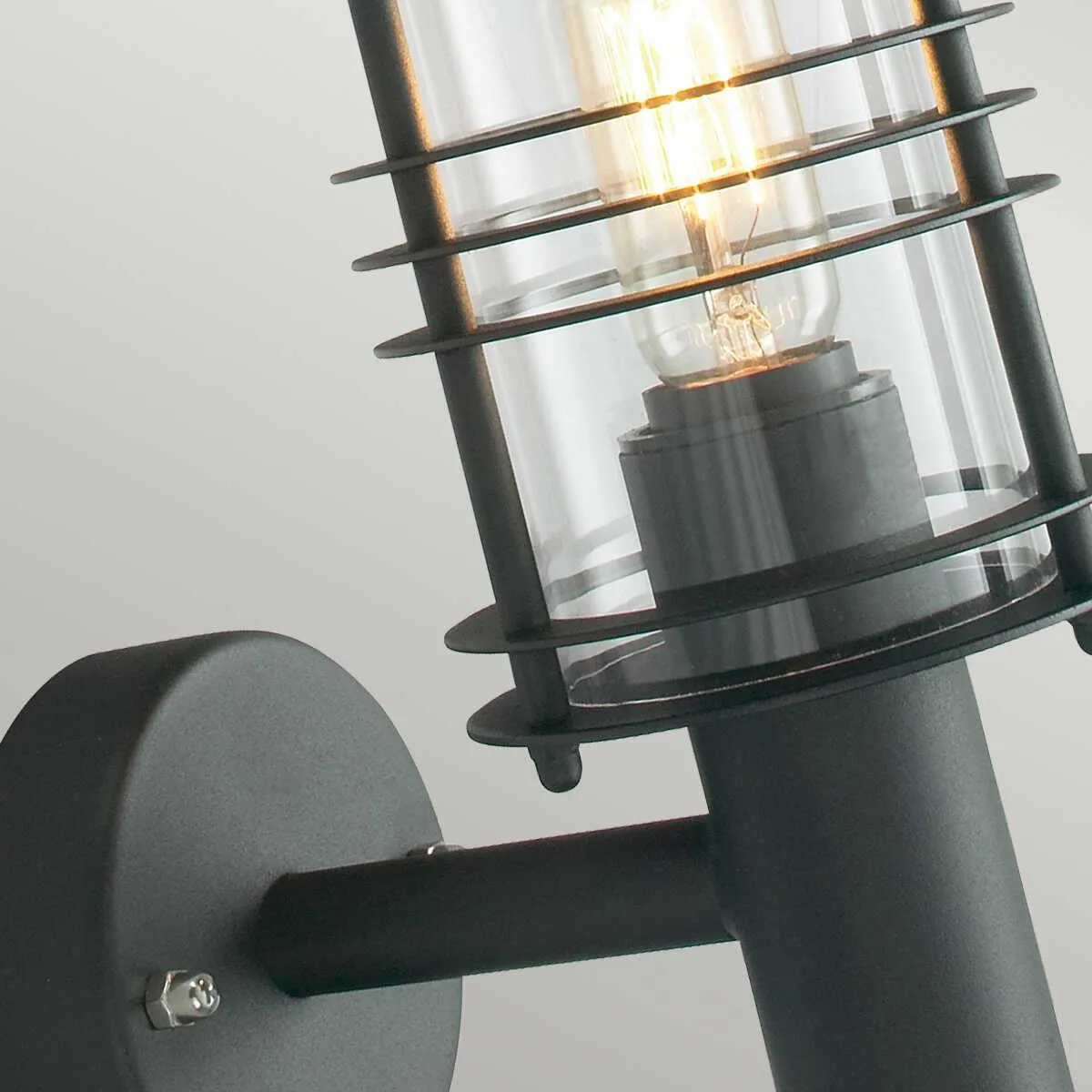Elstead Stockholm Black Outdoor Wall Light