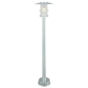 Elstead Stockholm Galvanised Steel Outdoor Bollard Light