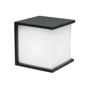 Elstead Torsten Square Graphite Outdoor Wall Light