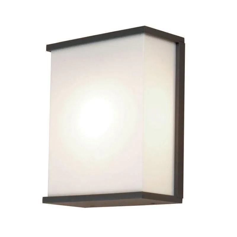 Elstead Torsten Tall Dark Grey Outdoor Wall Light