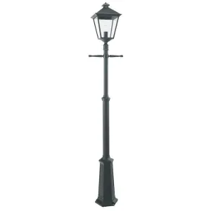 Elstead Turin Grande Black Outdoor Lamp Post