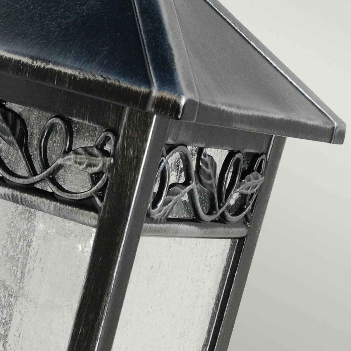 Elstead Winchcombe Black/Silver Outdoor Wall Light