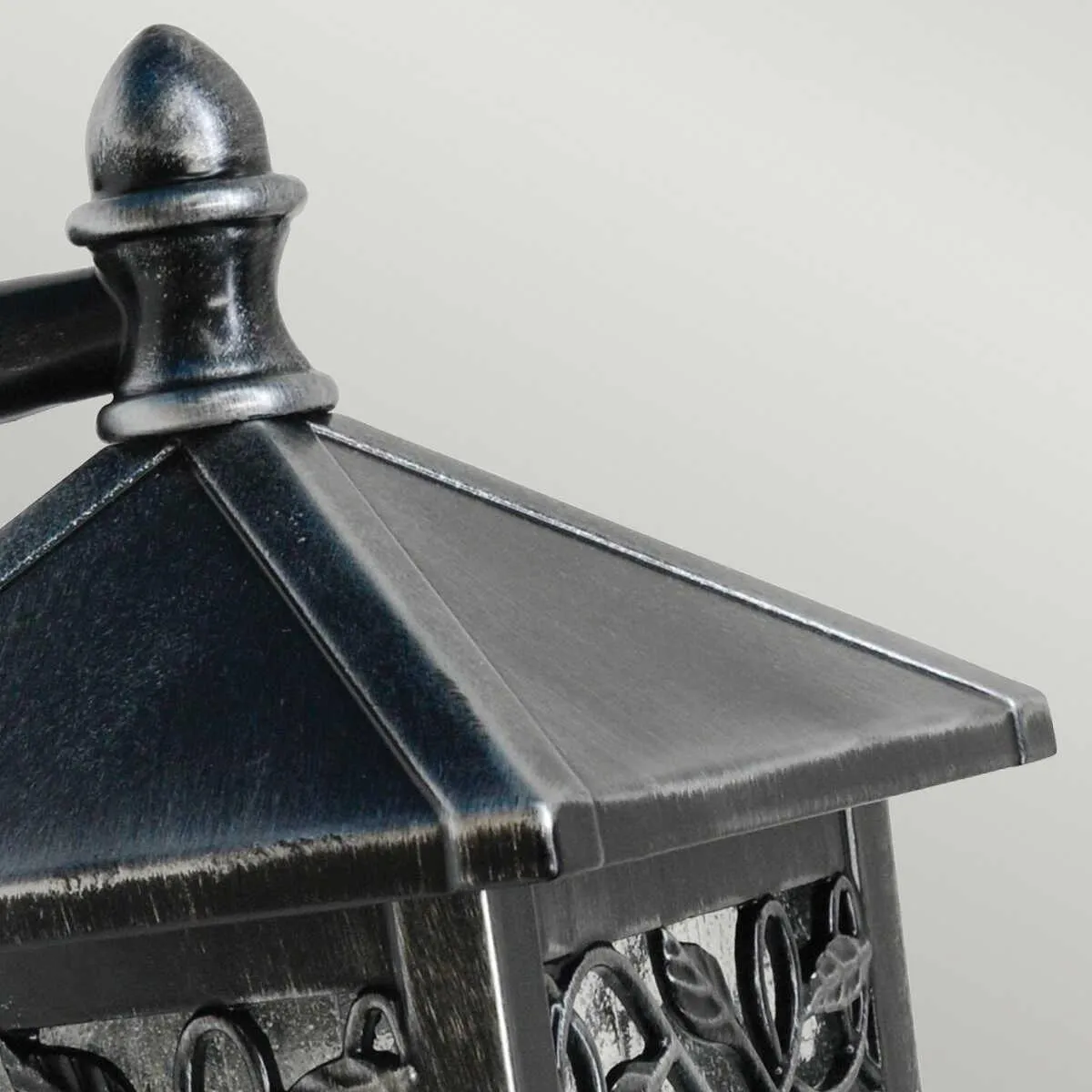 Elstead Winchcombe Black/Silver Outdoor Wall Light