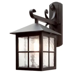 Elstead Winchester Black Outdoor Large Wall Light