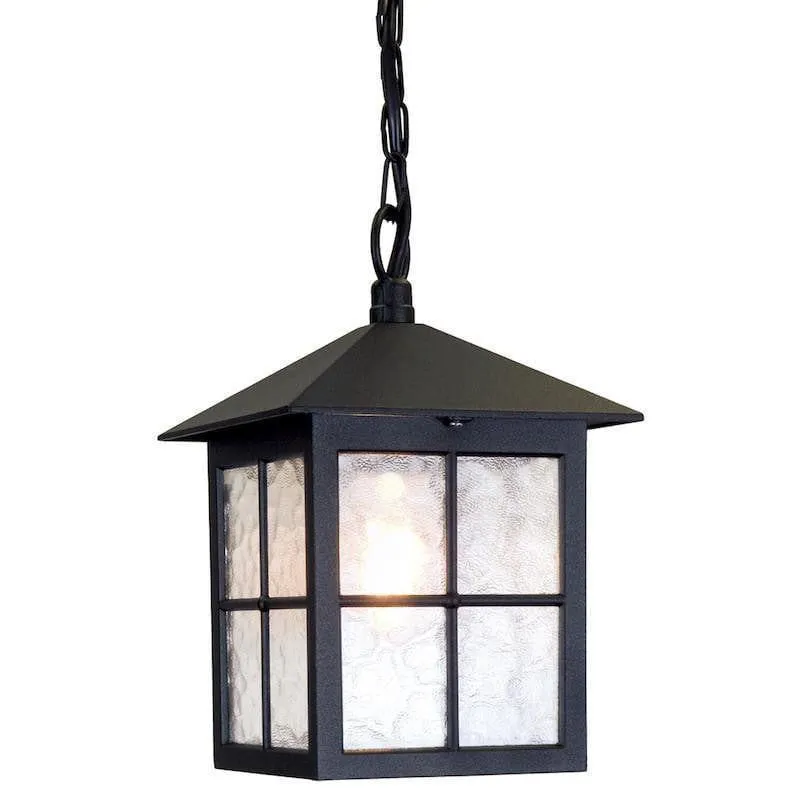 Elstead Winchester Black Outdoor Pendant Light