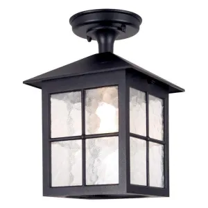 Elstead Winchester Black Outdoor Porch Ceiling  Lantern