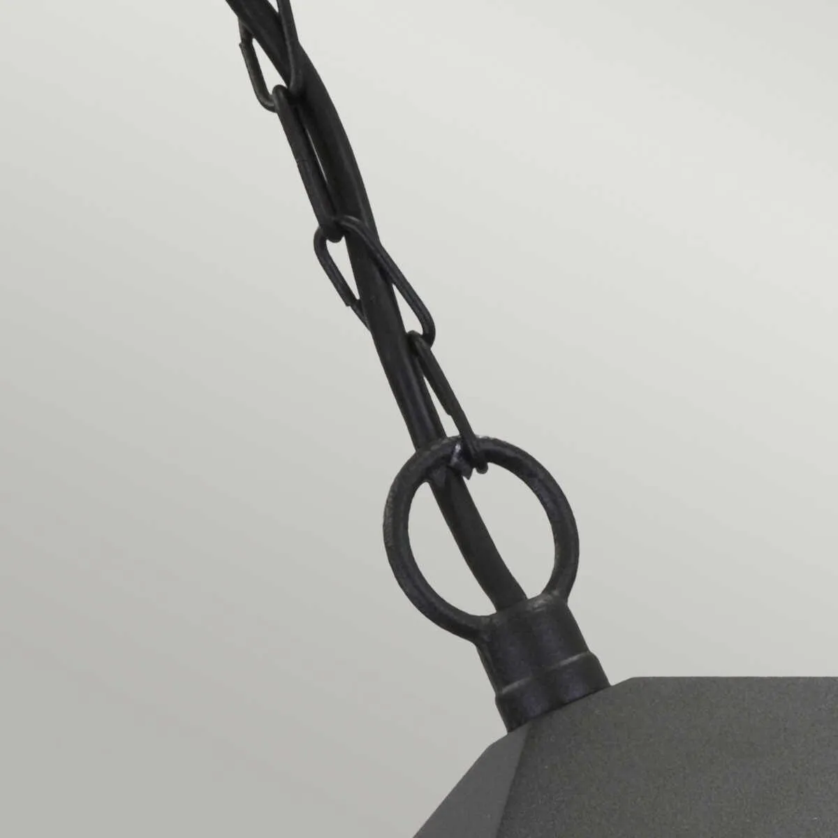 Elstead York Black Outdoor Pendant Light