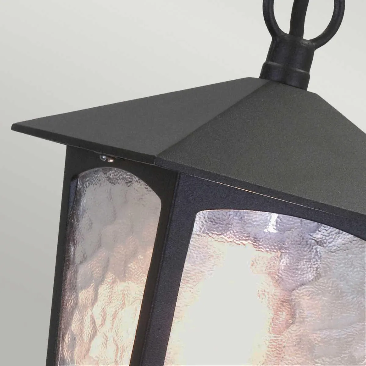 Elstead York Black Outdoor Pendant Light