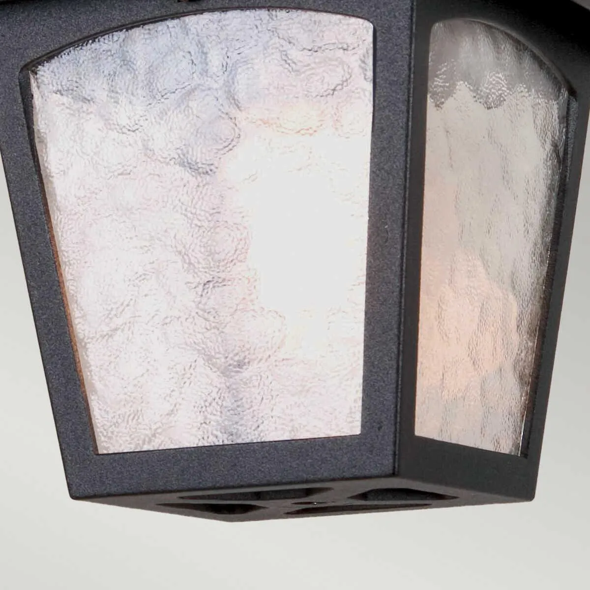 Elstead York Black Outdoor Porch Ceiling  Lantern