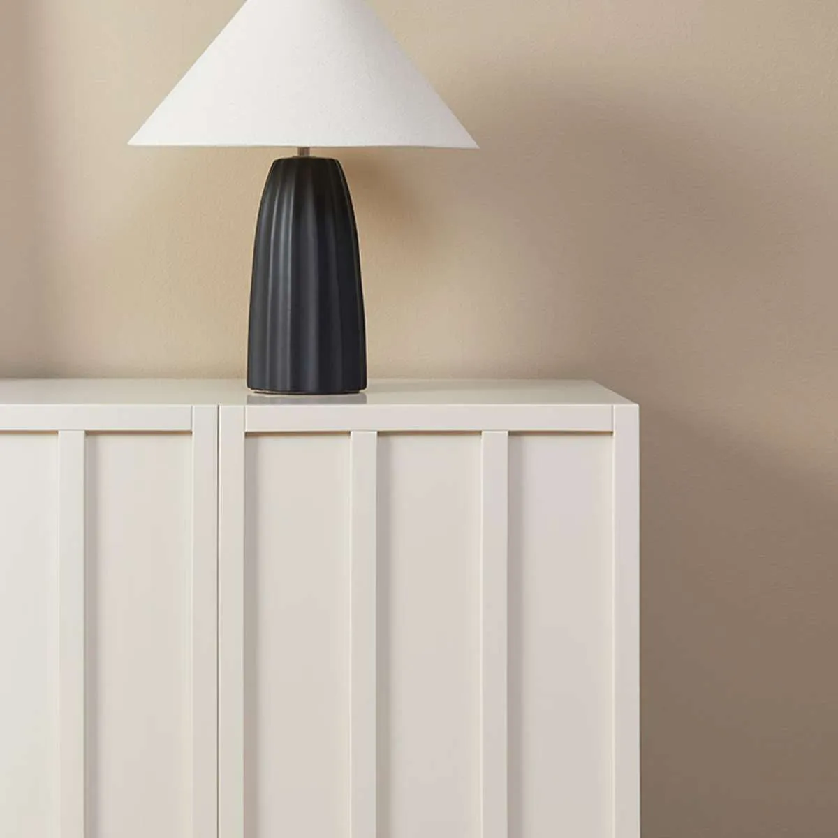 Emery Panel Buffet - Beige Mocka