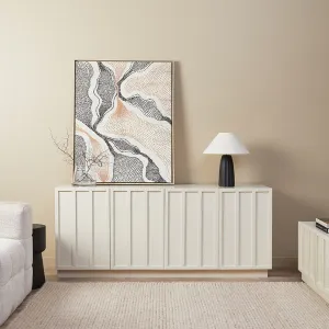 Emery Panel Buffet - Beige Mocka