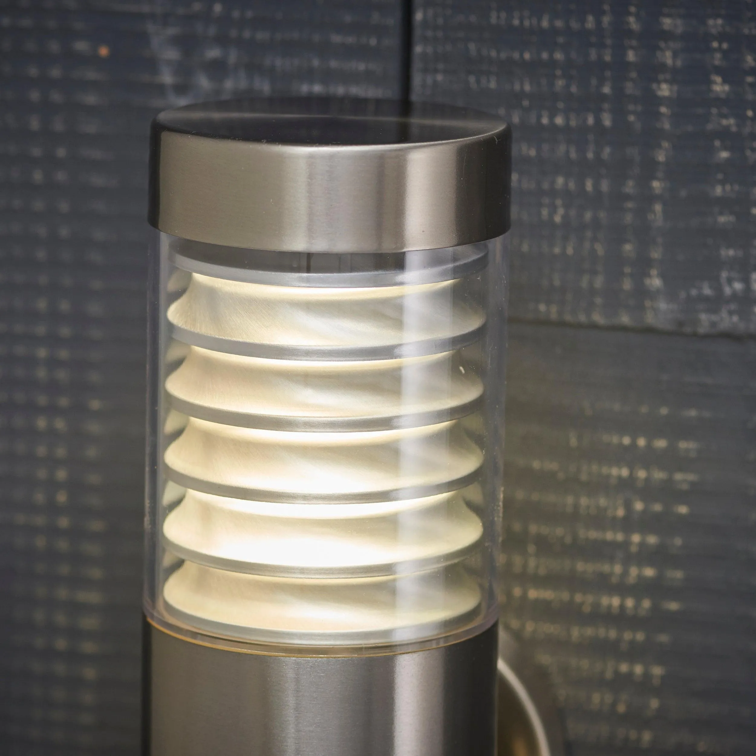 Endon Equinox Stainless Steel LED PIR Outdoor Wall Light