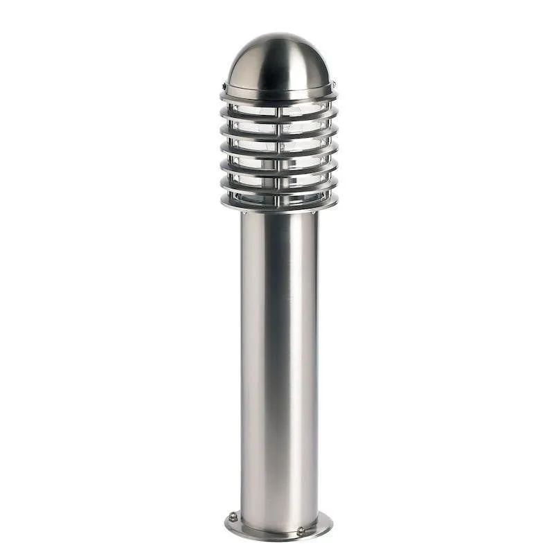 Endon Louvre Stainless Steel Outdoor Post Light