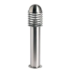 Endon Louvre Stainless Steel Outdoor Post Light