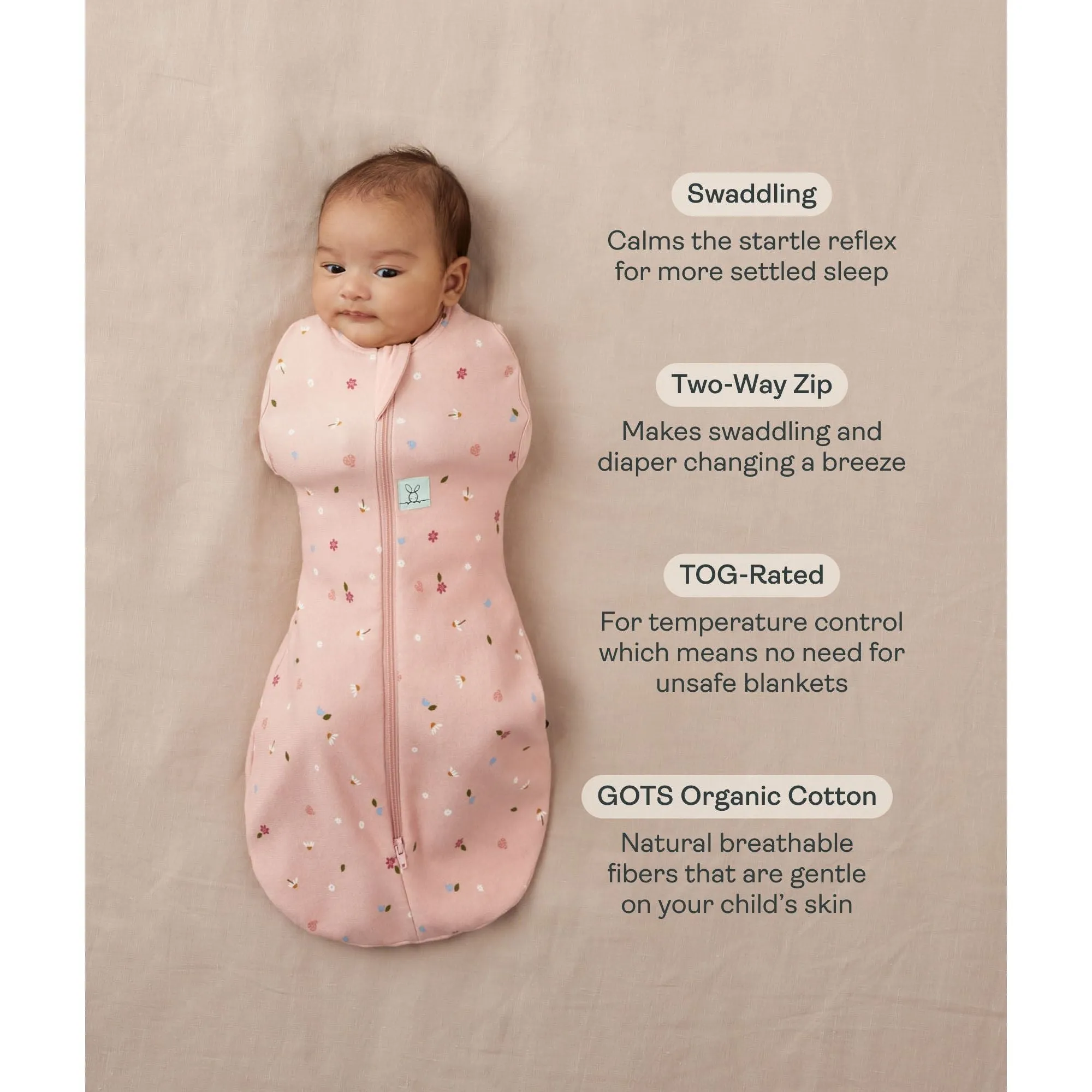 ergoPouch Cocoon Sleeping Bag - 0.2 Tog - Bon Appetit