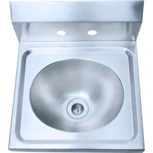 Evia Titan Hand Basin Splash Back (Round Bowl) 418 x 406 x 320mm