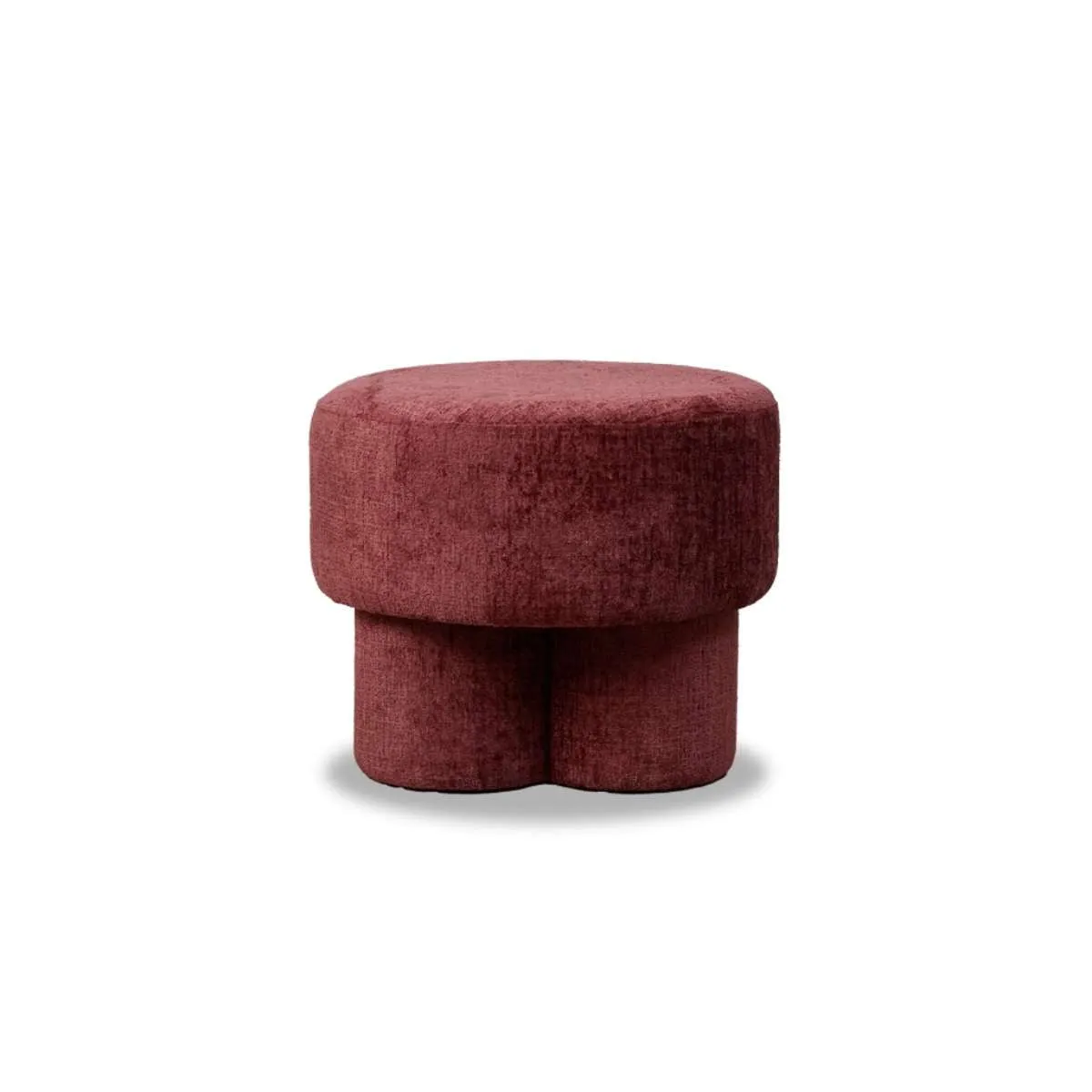 Ezra Chunky Leg Ottoman - Shiraz Mocka