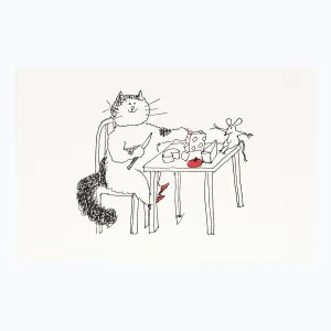 Favorite Cheese Card   Envelope, Grace Coddington
