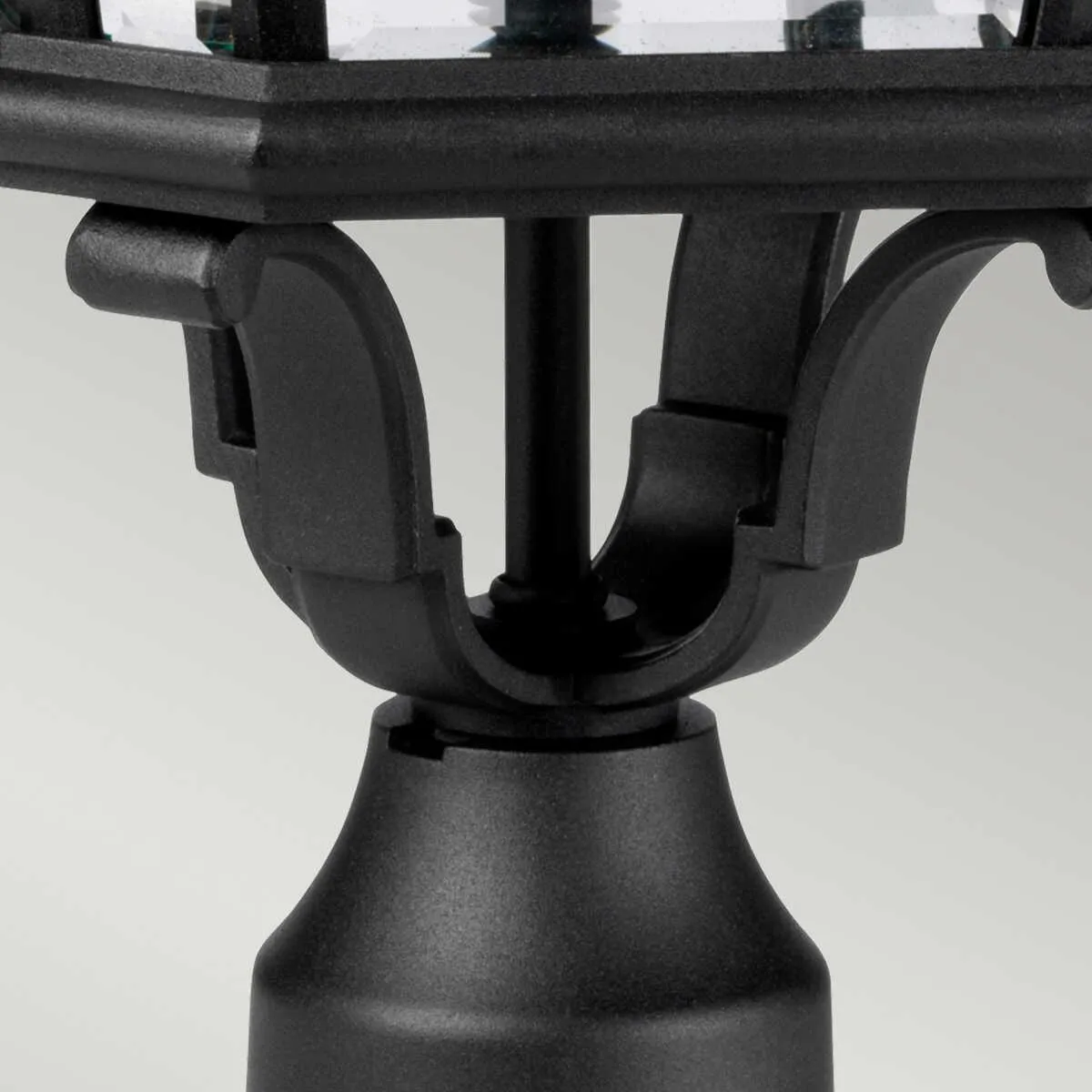 Feiss Cotswold Lane Black Large Outdoor Pedestal Lantern