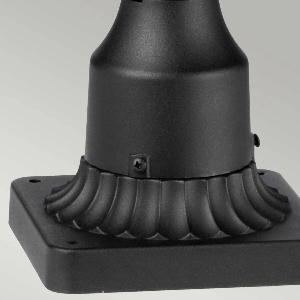 Feiss Cotswold Lane Black Large Outdoor Pedestal Lantern