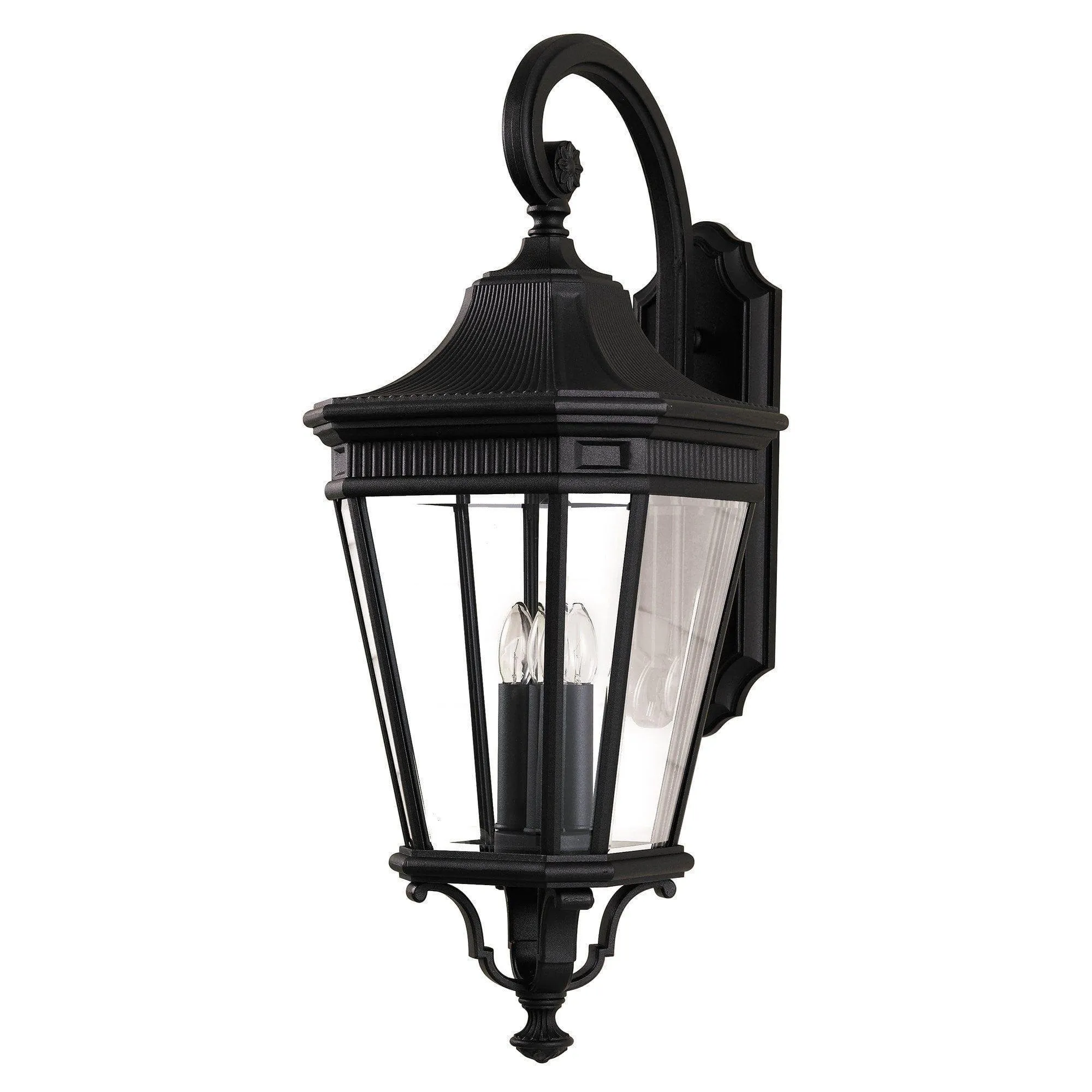 Feiss Cotswold Lane Black Large Outdoor Wall Light