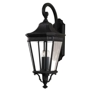 Feiss Cotswold Lane Black Large Outdoor Wall Light