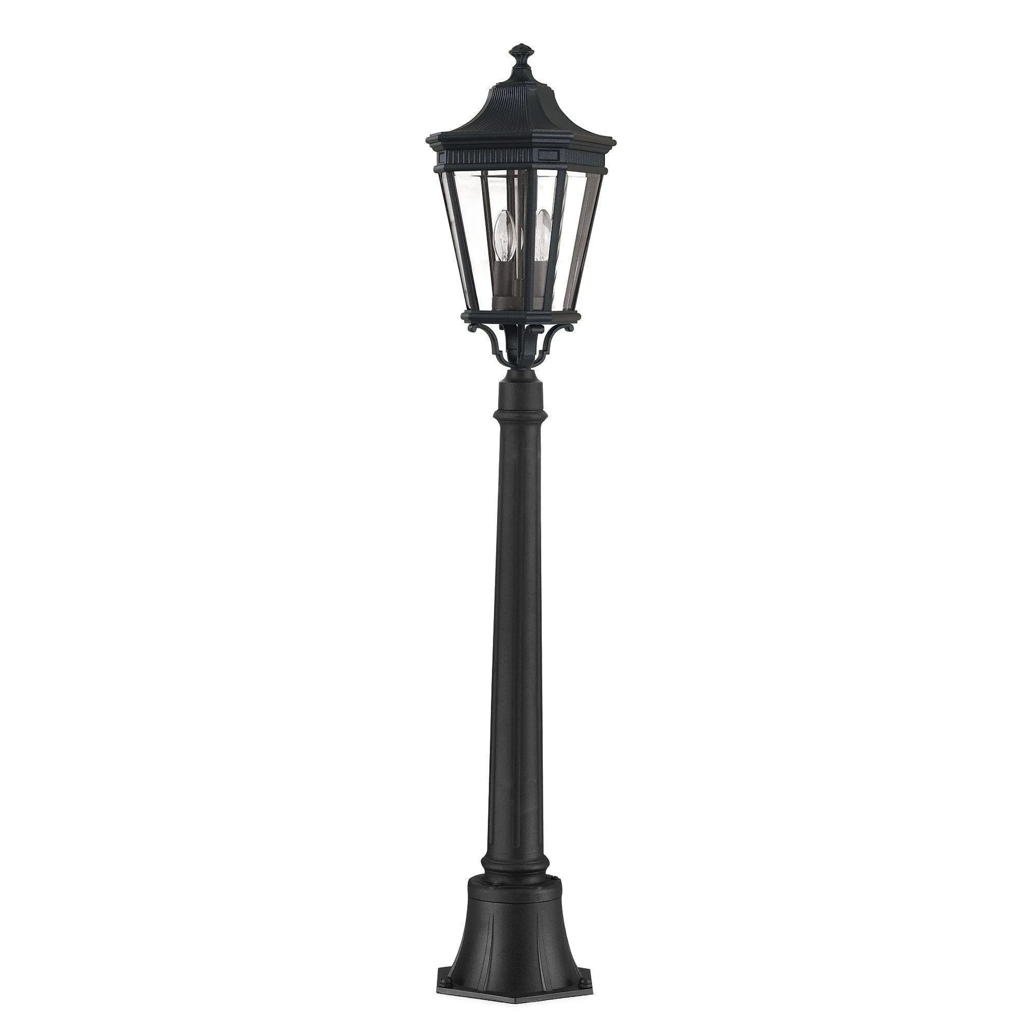 Feiss Cotswold Lane Black Medium Outdoor Bollard Light
