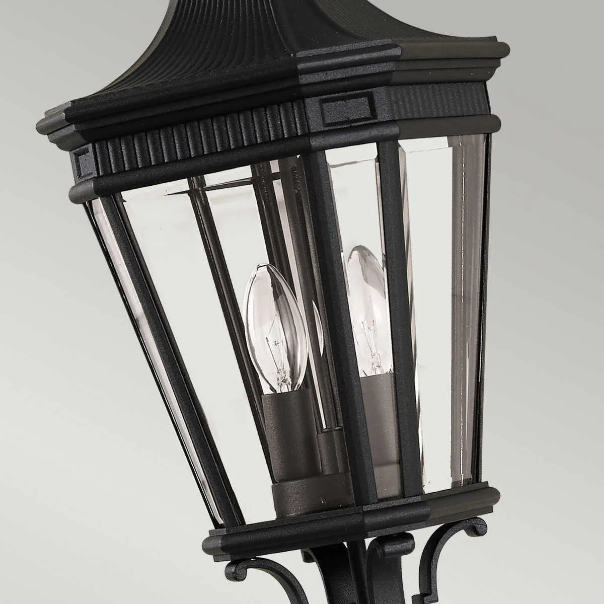 Feiss Cotswold Lane Black Medium Outdoor Pendant Light