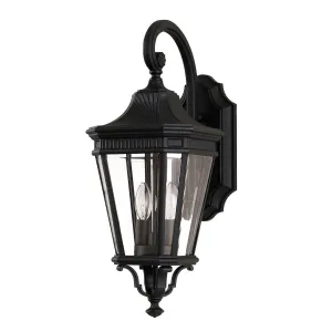 Feiss Cotswold Lane Black Outdoor Medium Wall Light
