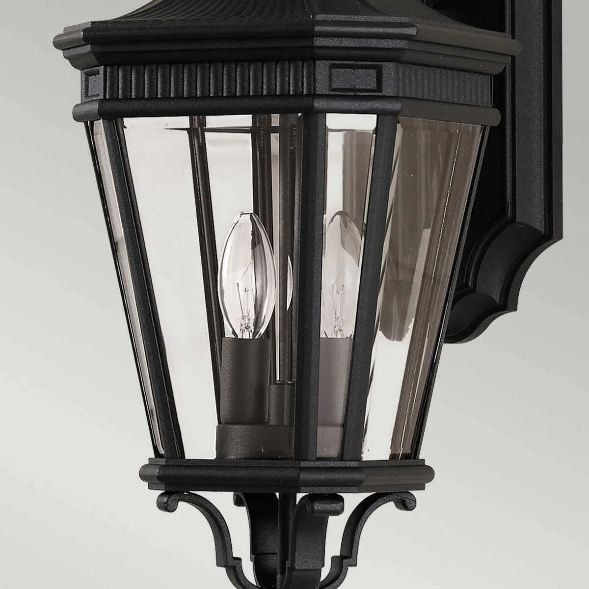 Feiss Cotswold Lane Black Outdoor Medium Wall Light