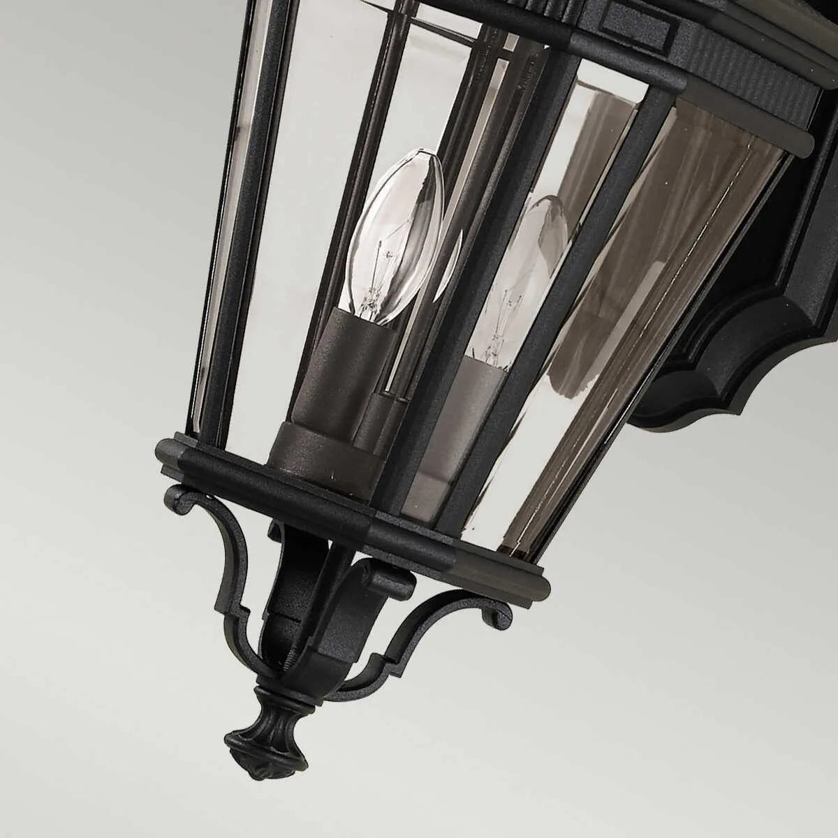 Feiss Cotswold Lane Black Outdoor Medium Wall Light