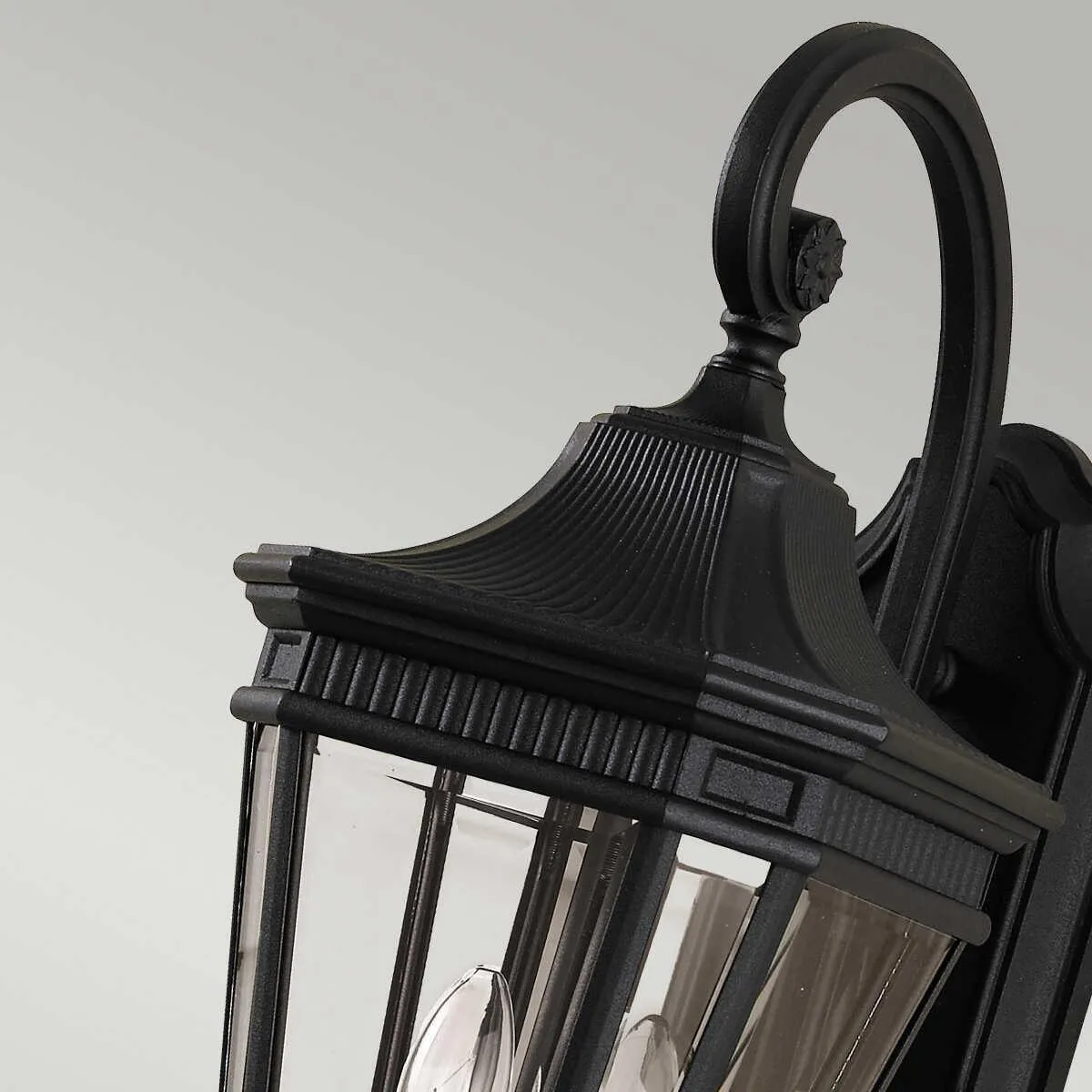 Feiss Cotswold Lane Black Outdoor Medium Wall Light